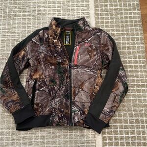 Under Armour Women's Camo Jacket - Brown and Black